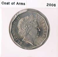 2006 • 50c • Coat Of Arms • Uncirculated Coin In Acid Free Coin Holder - Otros & Sin Clasificación