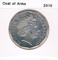 2010 • 50c • Coat Of Arms • Uncirculated Coin In Acid Free Coin Holder - Autres & Non Classés