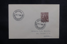 SUÈDE - Oblitération Temporaire De Axvall Sur Enveloppe Pour Mjölby En 1961 - L 38925 - Storia Postale