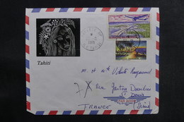 POLYNÉSIE - Enveloppe Illustrée De Papeete Pour La France, Affranchissement Plaisant - L 38927 - Lettres & Documents