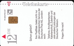 ! Telefonkarte, Telecarte, Phonecard, 1997, PD8, Telekom, Germany - P & PD-Serie : Sportello Della D. Telekom