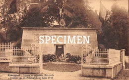 Crypte Ou Réposent 126 Civils Fusillés Par Les Allemand En 1914 - Rossignol - Tintigny