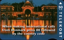 ! 50 Kr Telefonkarte, Telekort, Phonecard, 1994 Dänemark, Tele Danmark, Denmark, Tivoli - Danimarca