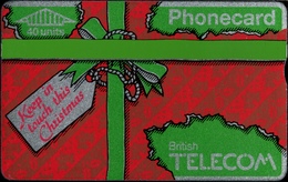 ! Telefonkarte, Old Phonecard,  United Kingdom, British Telecom, Christmas, Weihnachten - BT Allgemein (Prepaid)