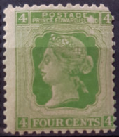 PRINCE EDWARD ISLAND 1872 - MLH - Sc. 14 - 4c - Unused Stamps