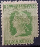 PRINCE EDWARD ISLAND 1872 - MLH - Sc. 14 - 4c (defect On Lower Right Corner) - Nuovi