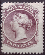 NOVA SCOTIA 1860 - MLH - 2c - Unused Stamps