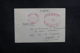 BRÉSIL - Affranchissement Mécanique De Rio De Janeiro Sur Enveloppe En 1954 Pour La France - L 39033 - Cartas