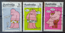 AUSTRALIA 1973 - Canceled - METRIC CONVERSION - 7c - Used Stamps