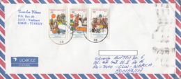 LEGEND OF ANATOLIA, STAMPS ON COVER, 1992, TURKEY - Briefe U. Dokumente