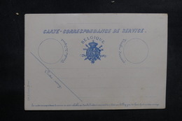 BELGIQUE - Carte Postale De Service En Franchise Non Circulé - L 39081 - Portofreiheit