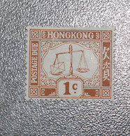 HONG KONG  STAMPS    1923  DUES    Unused   ~~L@@K~~ - Nuevos