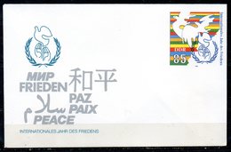 RDA. Entier Postal De 1986. Année Internationale De La Paix/Colombe. - Briefomslagen - Ongebruikt