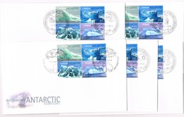 AUSTRALIAN ANTARCTIC TERRITORY (AAT) • 2011 • Icebergs  •  Base Cancel Set - Lettres & Documents