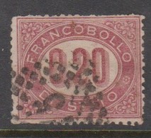 Italy O 3 1875 Official Stamp,20 Cents Lake,used - Dienstmarken