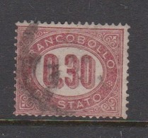 Italy O 4 1875 Official Stamp,30 Cents Lake,used - Officials