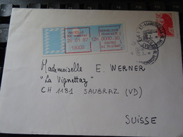 FRANCE  Lettre  MARSEILLE Pour La SUISSE  1987 - Sonstige & Ohne Zuordnung