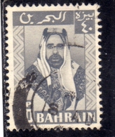 BAHRAIN BAHREIN 1960 SHEIK SULMAN BIN HALMADAL KHALIFAH 40np USATO USED OBLITERE' - Bahrain (...-1965)