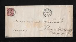 1868 NORDDEUTSCHER POSTBEZIRK → Brief Chemnitz Nach Eilenburg - Storia Postale