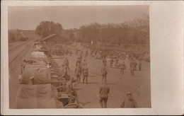 ! Alte Fotokarte Aus Vranje Serbia Photo, Soldaten, 1. Weltkrieg, Guerre 1914-18, Eisenbahn, Bahnhof, Serbien, Militaria - Serbien