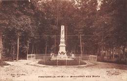 PERTHES EN GATINAIS - Monument Aux Morts - Perthes