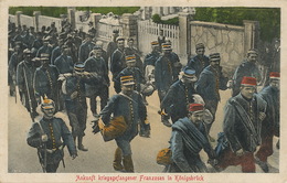 Ankunft Kriegsgefangener Franzosen In Konigsbruck. Prisonniers Français . WWI. - Koenigsbrueck