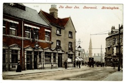 Ref 1315 - Early Postcard - The Bear Inn - Bearwood Birmingham - Warwickshire - Birmingham