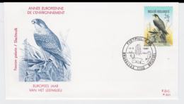 Belgium FDC 1987 Annee Europeenne De L'environment - Eagle (0054) - Otros