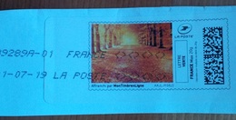 Timbre En Ligne "Paysage D'automne " (Lettre Verte) - France - Timbres à Imprimer (Montimbrenligne)