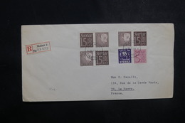 SUÈDE - Enveloppe En Recommandé De Malmö Pour La France En 1964, Affranchissement Plaisant - L 39198 - Storia Postale