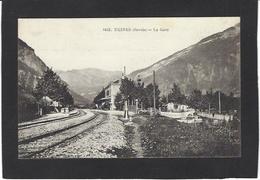 CPA Savoie 73 Ugines Gare Chemin De Fer Station Circulé - Ugine