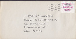 Denmark KØBENHAVNS POSTCENTER 1992 Cover Brief RØDOVRE ATM / Frama Label Single Franking - Timbres De Distributeurs [ATM]