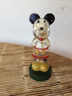 Ancienne Figurine En Verre & Bakélite, Mickey Flacon à Parfum Ancien - Flacons (vides)