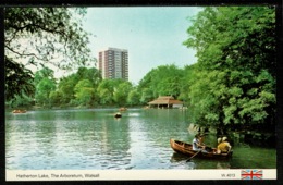 Ref 1317 - Postcard - Rowing Boat On Hatherton Lake & The Arboretum Walsall - Staffordshire - Sonstige & Ohne Zuordnung