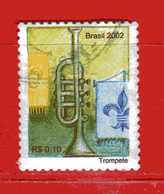 (1Us) Brasile ° - 2002 -  INSTRUMENTS De MUSIQUE - Yvert.2814. Used. - Used Stamps