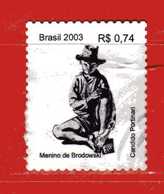 (1Us) Brasile ° - 2003 -  CANDIDO PORTINARI - Yvert.2859A. Used. - Used Stamps