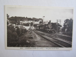 78 Yvelines Hardricourt Vue Prise De La Gare Train - Hardricourt