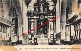 Intérieur De L'Eglise Après La Restauration De 1911-1912 - Loo - Lo-Reninge - Lo-Reninge