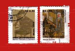 (1Us) Brasile °- 2004 - Dipinti Scomparsi Di  CANDIDO PORTINARI - Yvert.2904-2906. Used. - Gebraucht