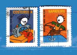 (1Us) Brasile °- 2005 - PROFESSIONI - Yvert.2938-2939. Used. - Used Stamps