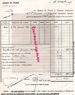 87- SAINT JUNIEN- BANQUE DE FRANCE 1929- MME BISSERIER NEE REBEYROL - Banca & Assicurazione