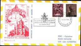 13025a)F.D.C.vaticano Serie Completa PaoloVI-70  A Ginevra 10-6-69 - FDC