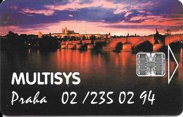 CARTES-1998-TCHECOSLOVAQUIE-PUCE SC7-PRAGUE-MULTISYS-TBE - Tchécoslovaquie