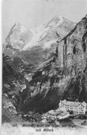Mürren Hotel Des Alpes Mit Eiger Und Mönch - Mürren