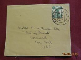 Lettre De 1948 D'Inde à Destination Des USA - Storia Postale