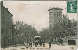 CPA Rodez 12. Boulevard Destournel. 1909 - Rodez