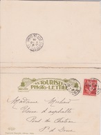 30 - ALAIS - ALES - CARTE DOUBLE PEU COURANT - CARTE LETTRE 1909 - LE VIEUX PONT ET LE MONUMENT PASTEUR - Alès
