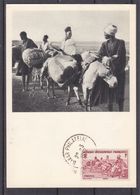 France - A.O.F. - Senegal - Carte Postale De 1952 - Oblit Dakar Philatélie - Transport D'arachides à Dos D'ânes - Covers & Documents