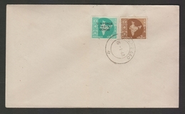 Congo 1962  India O/P  U.N. FORCE  CONGO  8 NP + India 2 NP FPO NO 660  First Day Cover  # 21231  D  Inde  Indien - FDC