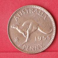 AUSTRALIA 1 PENNY 1955 -    KM# 56 - (Nº30269) - Penny